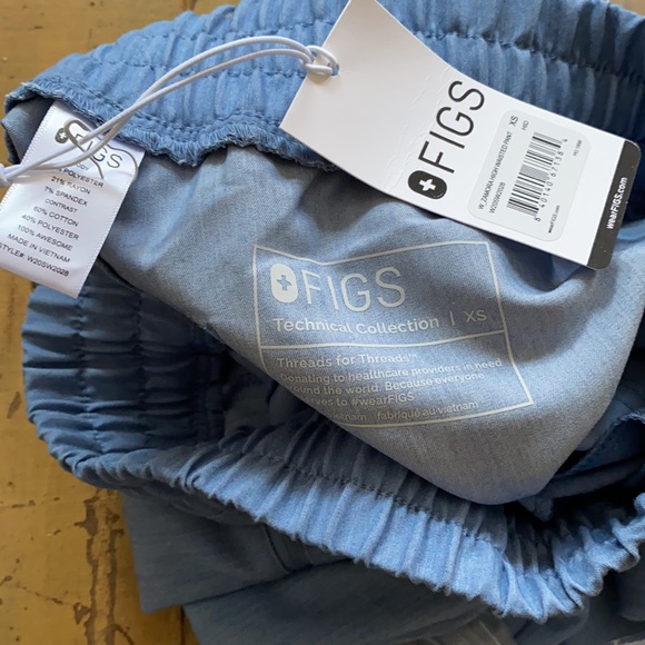 NWT FIGS LIMITED EDITION ZAMORA HIGH WAIST STRETCH JOGGER SCRUB PANTS XS - Picture 6 of 11